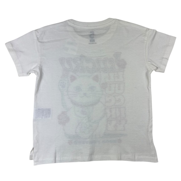 Cotton On Kids Poppy Short Sleeve Lucky Cat Graphic Tee - Size 5 - Picture 3 of 5